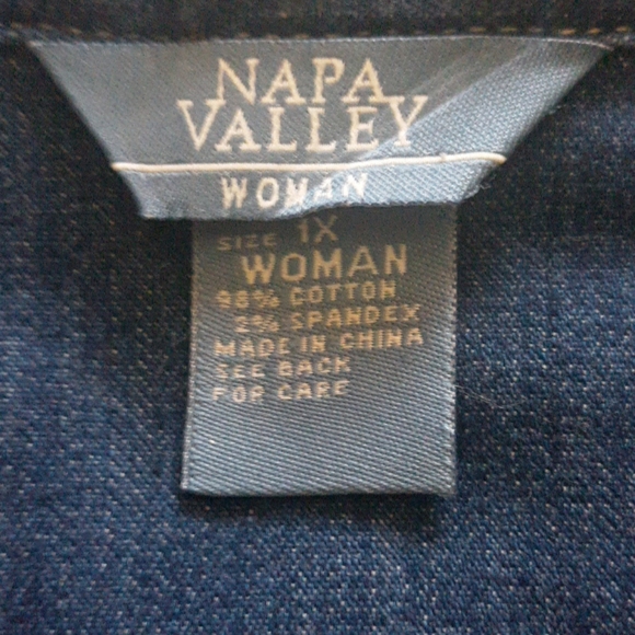 Napa Valley Embroidered Denim Jacket - Picture 3 of 8